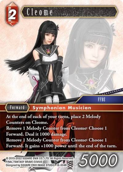 Cleome 18-004R Resurgence of Power Final Fantasy card