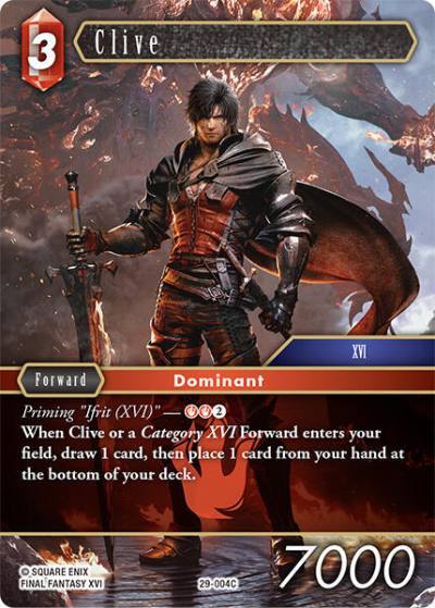 Clive 29-004C Blissful Eternity Final Fantasy card