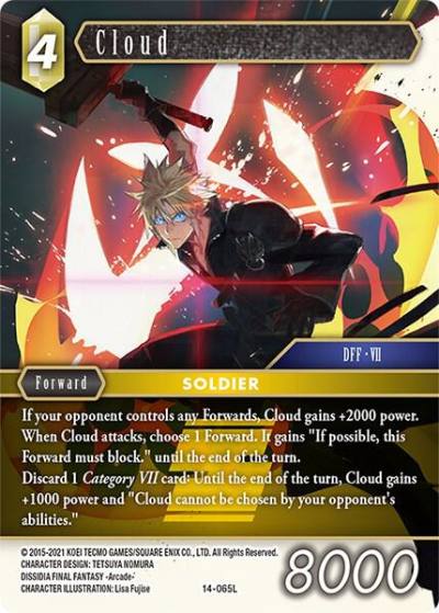 Cloud 14-065L Opus XIV: Crystal Abyss Final Fantasy card
