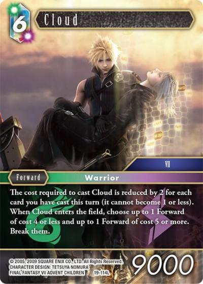 Cloud 19-114L From Nightmares Final Fantasy card