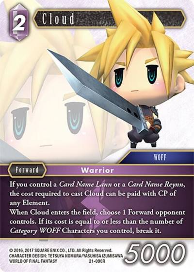 Cloud 21-090R Beyond Destiny Final Fantasy card