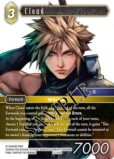 Cloud 27-124S Starter Set 2025 Final Fantasy card