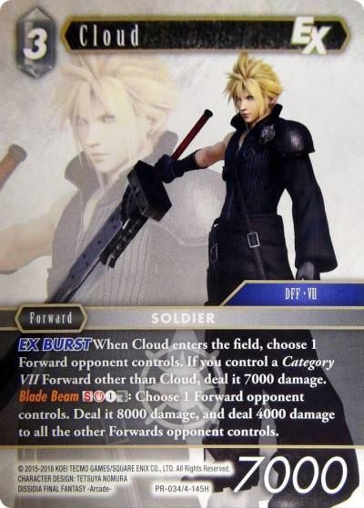 Cloud EX PR-034/4-145H FF: Promo Cards Final Fantasy card
