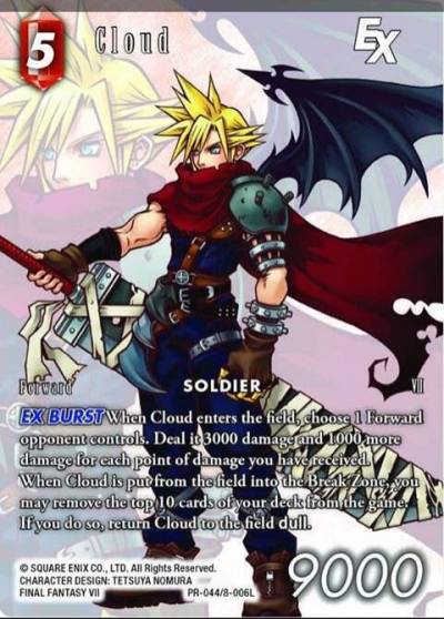 Cloud EX PR-044/8-006L FF: Promo Cards Final Fantasy card