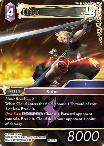 Cloud LB 22-120H Hidden Hope Final Fantasy card