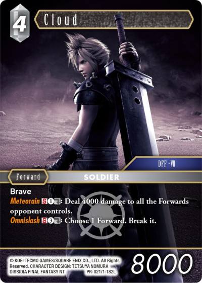 Cloud Legend PR-021/1-182L FF: Promo Cards Final Fantasy card