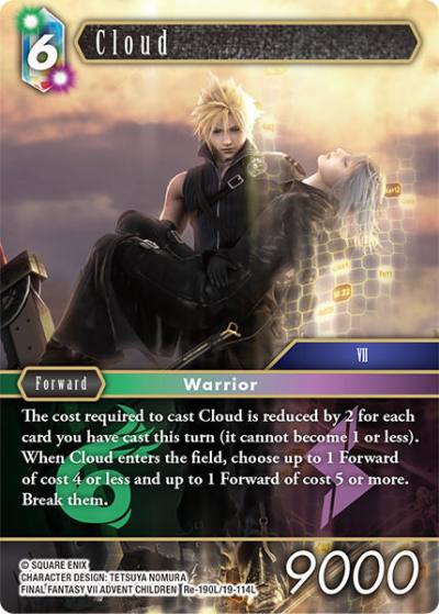 Cloud Re-190L/19-114L Legacy Collection Final Fantasy card
