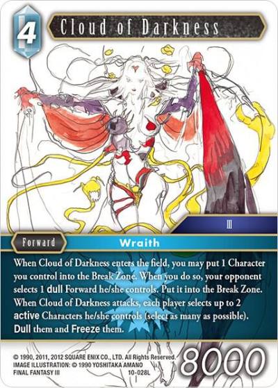Cloud of Darkness 10-028L Opus X Final Fantasy card