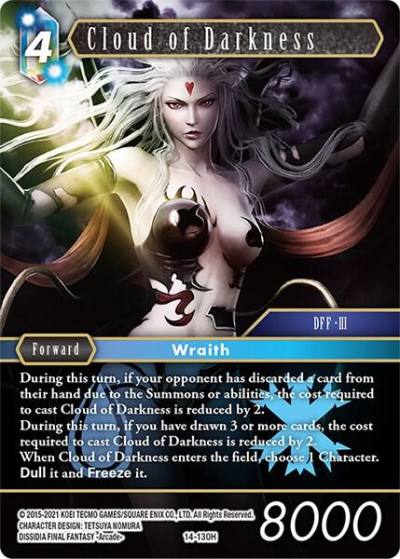 Cloud of Darkness 14-130H Opus XIV: Crystal Abyss Final Fantasy card