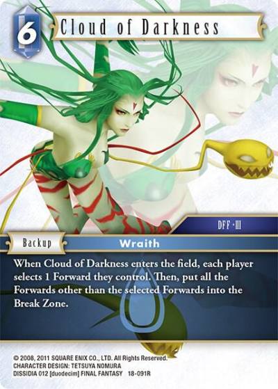 Cloud of Darkness 18-091R Resurgence of Power Final Fantasy card