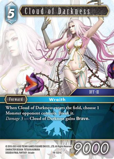 Cloud of Darkness 19-021C From Nightmares Final Fantasy card
