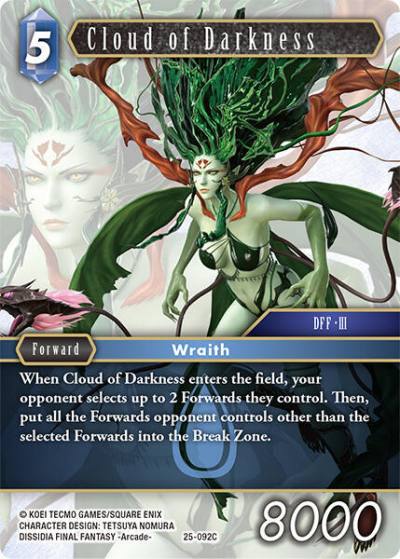 Cloud of Darkness 25-092C Tears of the Planet Final Fantasy card