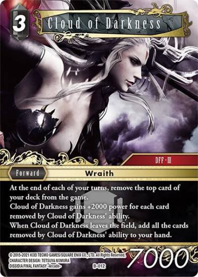 Cloud of Darkness B-012 Boss Deck: Chaos Final Fantasy card