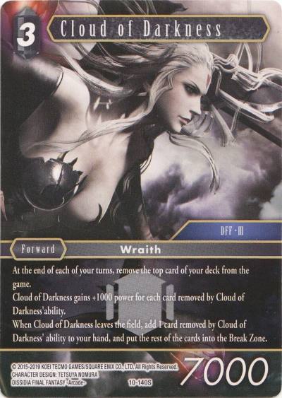 Cloud of Darkness Starter 10-140S Opus X Final Fantasy card