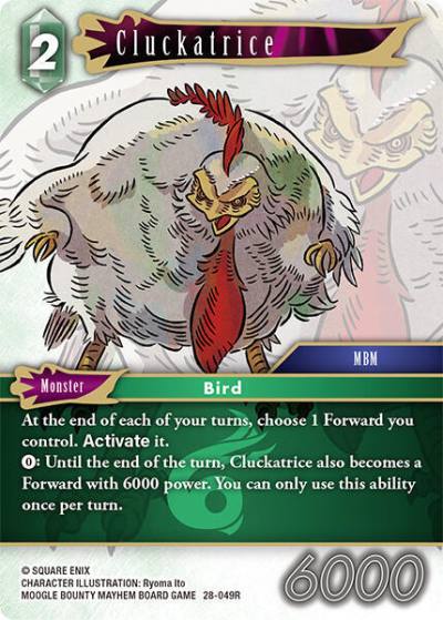Cluckatrice 28-049R Dreamlike Oceans Final Fantasy card