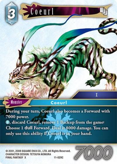 Coeurl 11-029C Opus XI Final Fantasy card