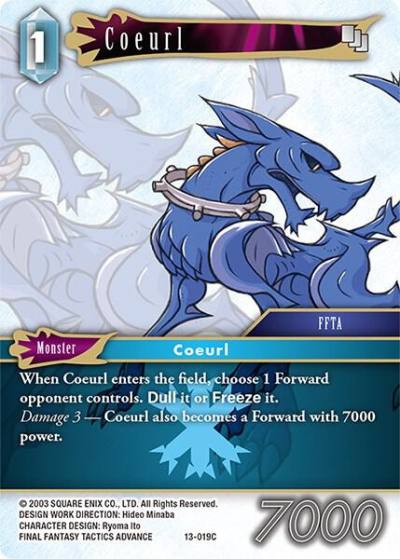 Coeurl 13-019C Opus XIII: Crystal Radiance Final Fantasy card