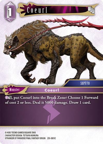 Coeurl 29-081C Blissful Eternity Final Fantasy card