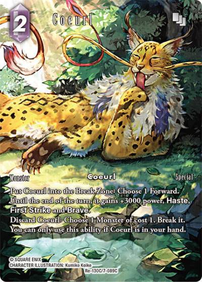 Coeurl Full Art Re-130C/7-089C Legacy Collection Final Fantasy card