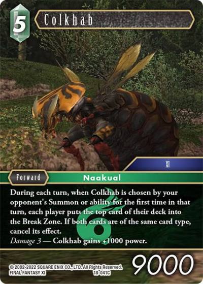Colkhab 18-041C Resurgence of Power Final Fantasy card
