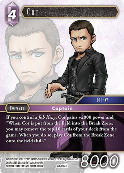 Cor 20-094R Dawn of Heroes Final Fantasy card