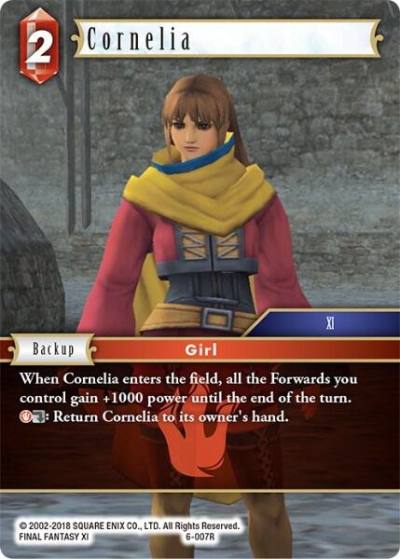 Cornelia 6-007R Opus VI Final Fantasy card