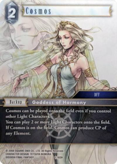 Cosmos 1-183H Deck Exclusive Cards Final Fantasy card