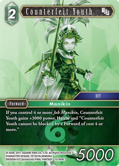 Counterfeit Youth 13-049C Opus XIII: Crystal Radiance Final Fantasy card