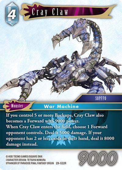 Cray Claw 29-022R Blissful Eternity Final Fantasy card