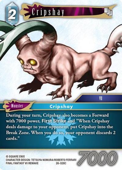 Cripshay 26-028C Gunslinger in the abyss Final Fantasy card