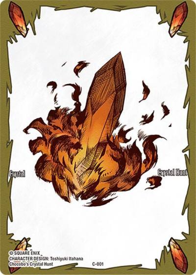 Crystal Token C-001 Hidden Trials Final Fantasy card