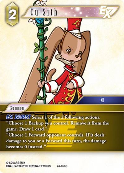 Cu Sith 24-056C Hidden Legends Final Fantasy card