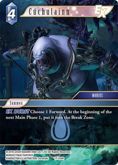 Cuchulainn EX 17-109R Rebellion's Call Final Fantasy card