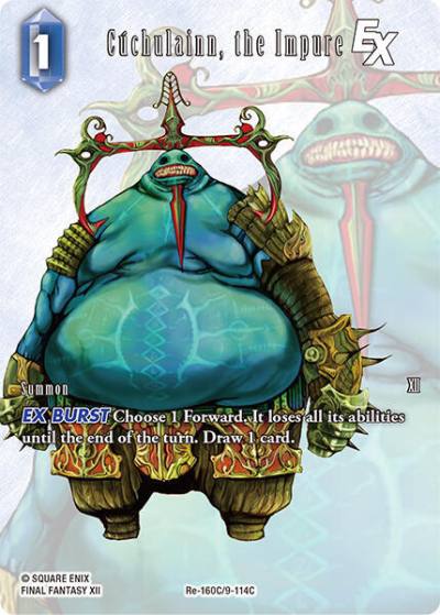 Cuchulainn the Impure Full Art Re-160C/9-114C Legacy Collection Final Fantasy card