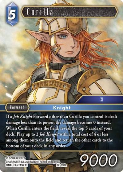 Curilla 22-097L Hidden Hope Final Fantasy card