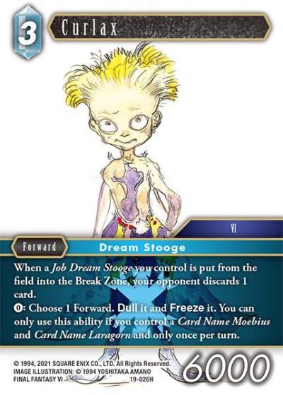 Curlax 19-026H From Nightmares Final Fantasy card