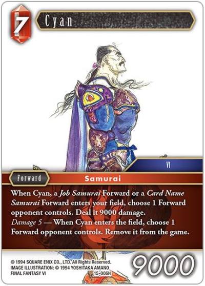 Cyan 15-006H Crystal Dominion Final Fantasy card