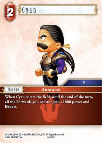 Cyan 9-008C Opus IX Final Fantasy card