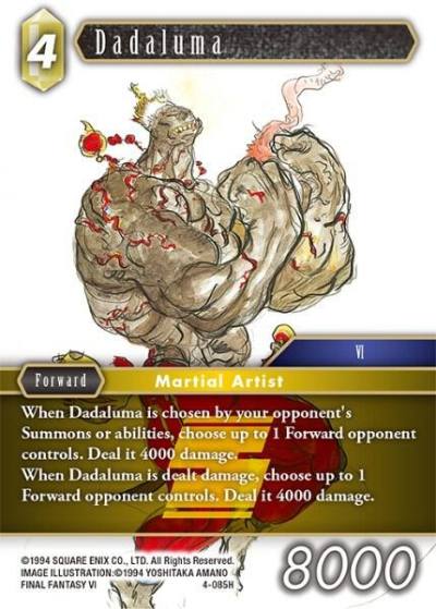 Dadaluma 4-085H Opus IV Final Fantasy card