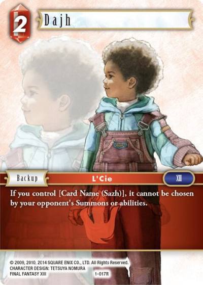 Dajh 1-017R Opus I Final Fantasy card