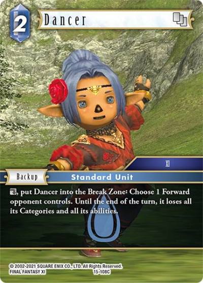 Dancer 108 15-108C Crystal Dominion Final Fantasy card