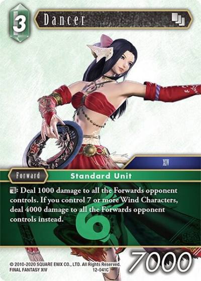 Dancer 12-041C Opus XII Final Fantasy card