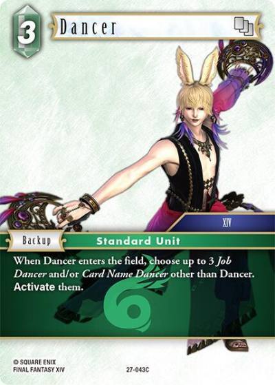 Dancer 27-043C Journey of discovery Final Fantasy card