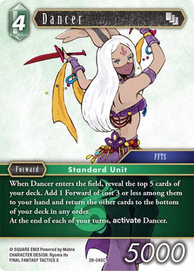 Dancer 29-045C Blissful Eternity Final Fantasy card