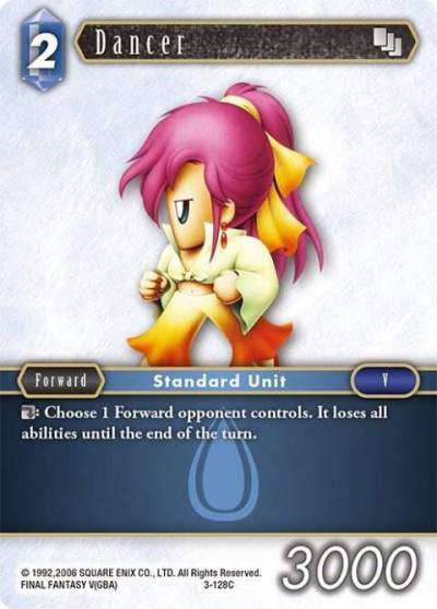 Dancer 3-128C Opus III Final Fantasy card