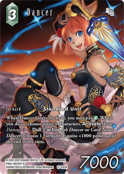Dancer Full Art 17-043H Rebellion's Call Final Fantasy card