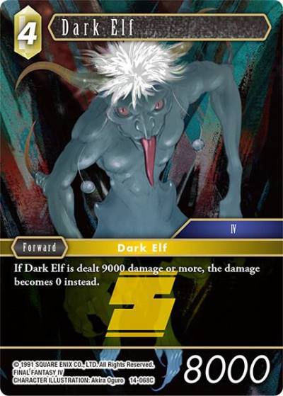 Dark Elf 14-068C Opus XIV: Crystal Abyss Final Fantasy card