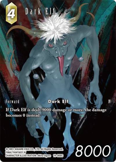 Dark Elf Full Art 14-068C Opus XIV: Crystal Abyss Final Fantasy card