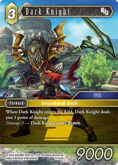 Dark Knight 14-058C Opus XIV: Crystal Abyss Final Fantasy card