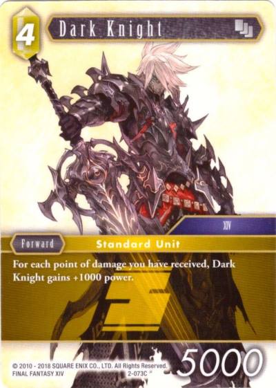 Dark Knight 2-073C Deck Exclusive Cards Final Fantasy card